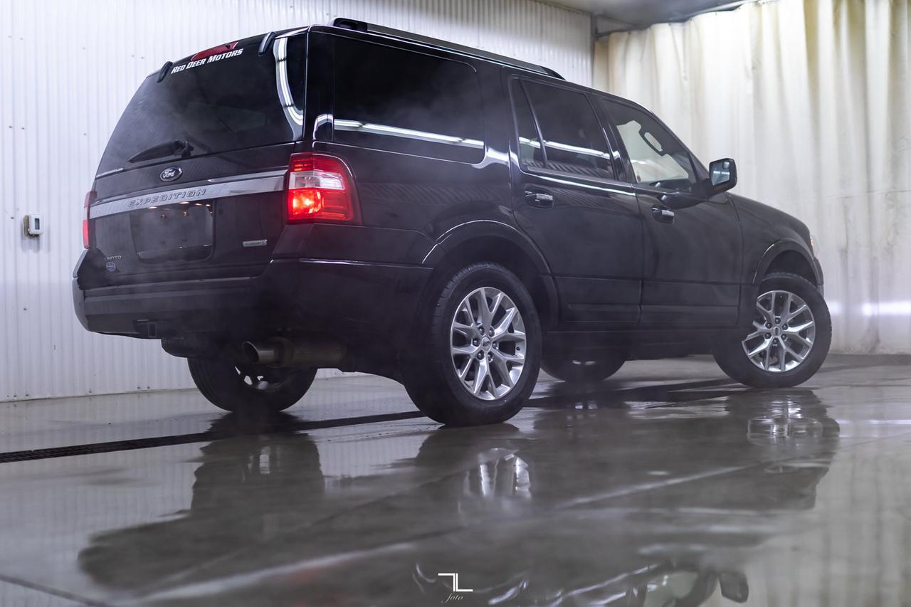 2016 Ford Expedition 4x4 Limited Leather Roof Nav BCam Red Deer AB