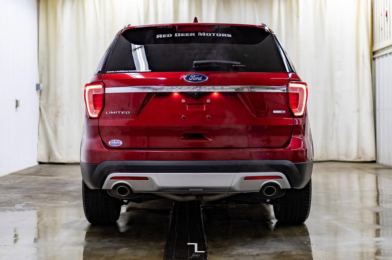 2016 Ford Explorer AWD Limited Leather Roof Nav BCam Red Deer AB