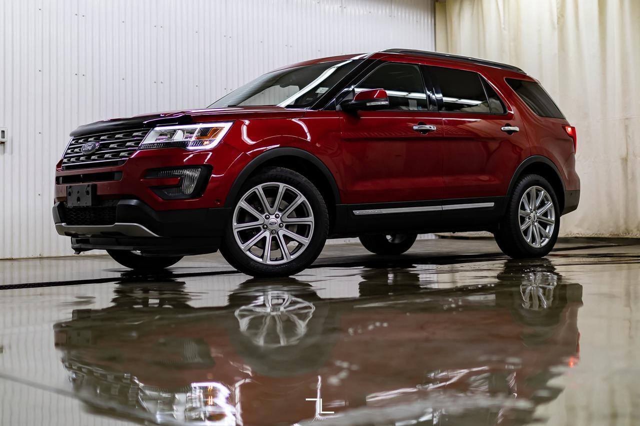 2016 Ford Explorer AWD Limited Leather Roof Nav BCam Red Deer AB