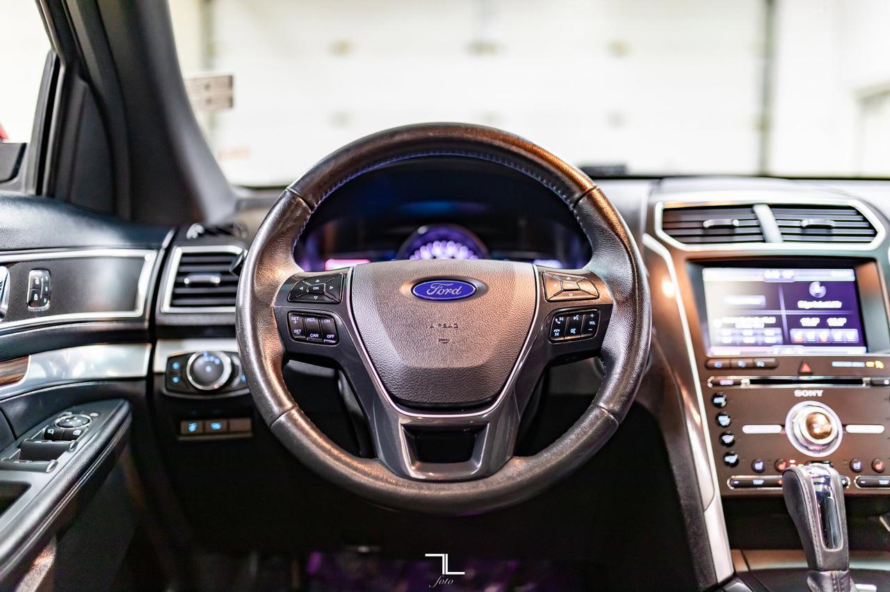 2016 Ford Explorer AWD Limited Leather Roof Nav BCam Red Deer AB