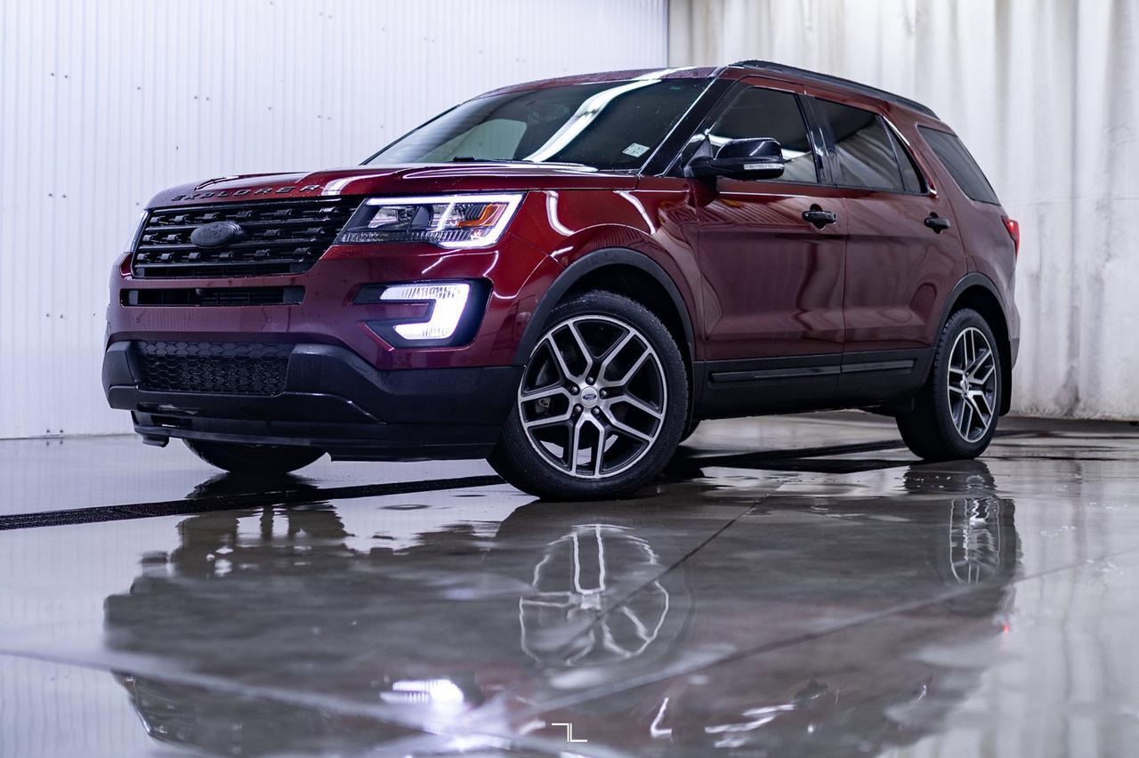 2016 Ford Explorer AWD Sport Leather Roof Nav BCam Red Deer AB