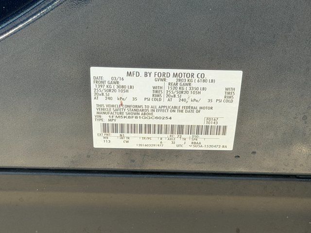 2016 Ford Explorer Limited Springfield VA