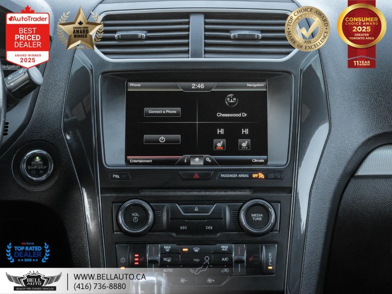 2016 Ford Explorer XLT | 7PASS | DRIVEMODE | B.CAM | KEYLESS STRT | HTD SEATS Toronto ON