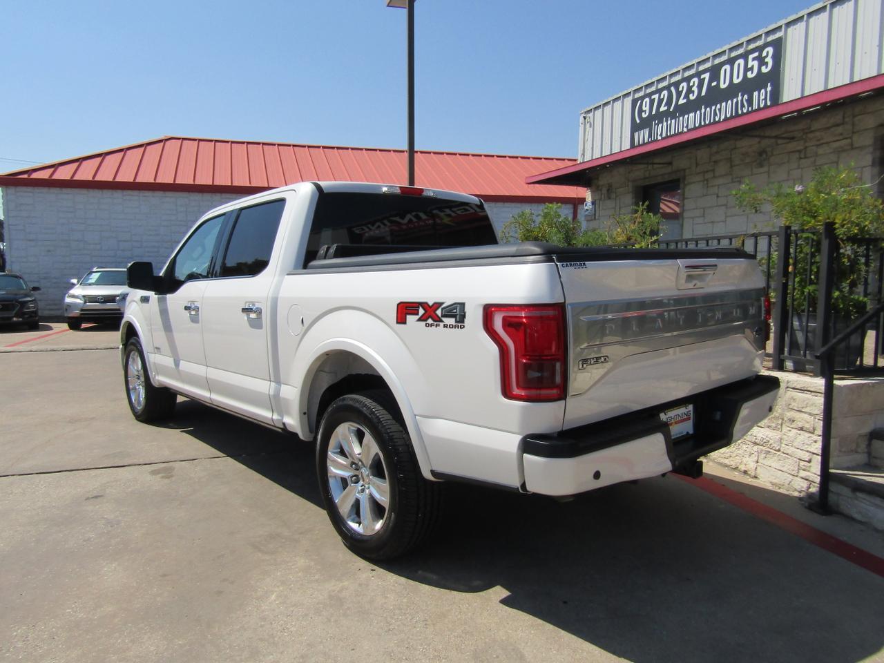 2016 Ford F-150 4WD SuperCrew 145 Platinum Grand Prairie TX