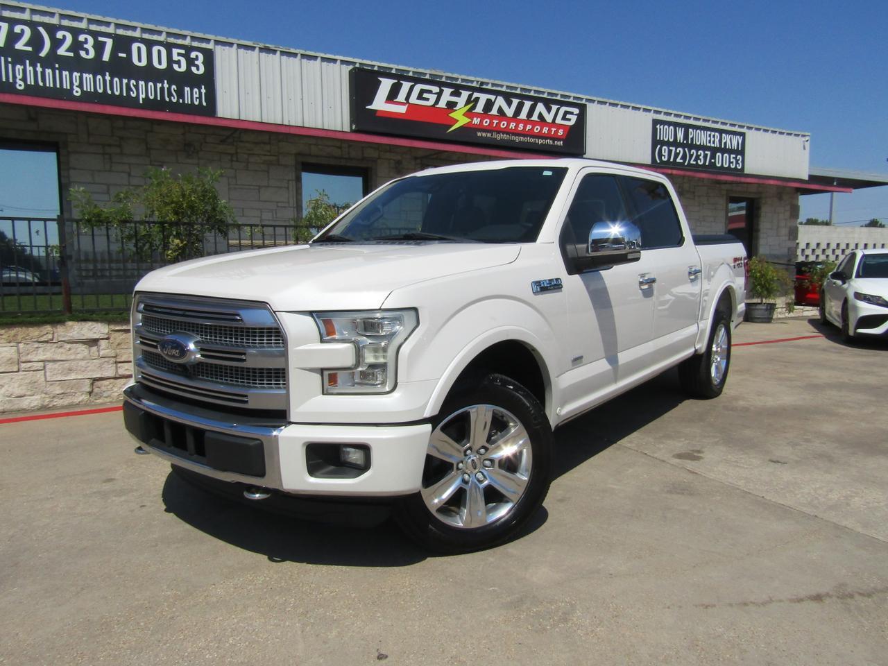 2016 Ford F-150 4WD SuperCrew 145 Platinum Grand Prairie TX