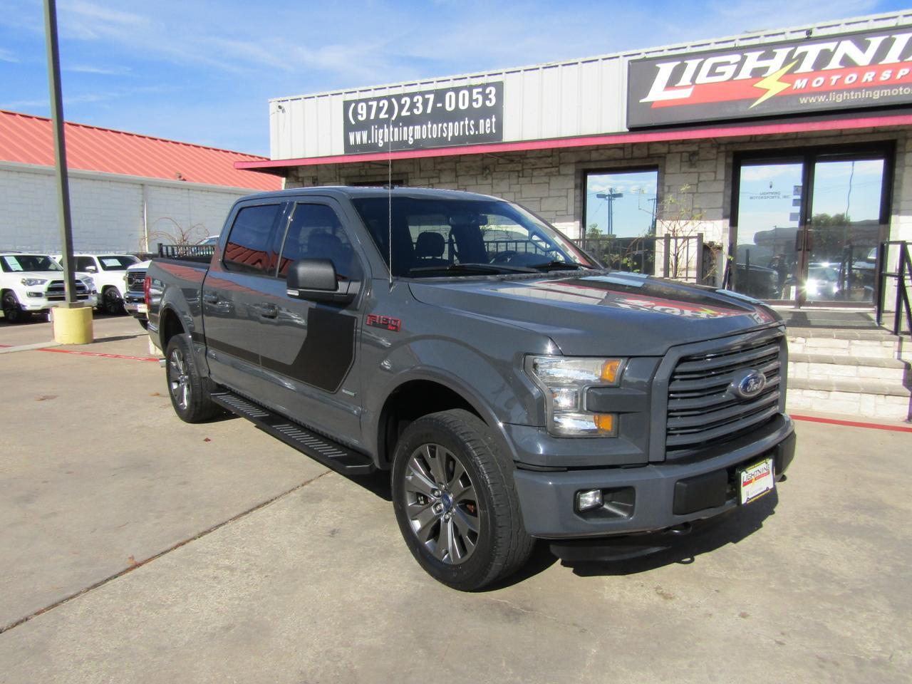 2016 Ford F-150 4WD SuperCrew 145 XLT Grand Prairie TX