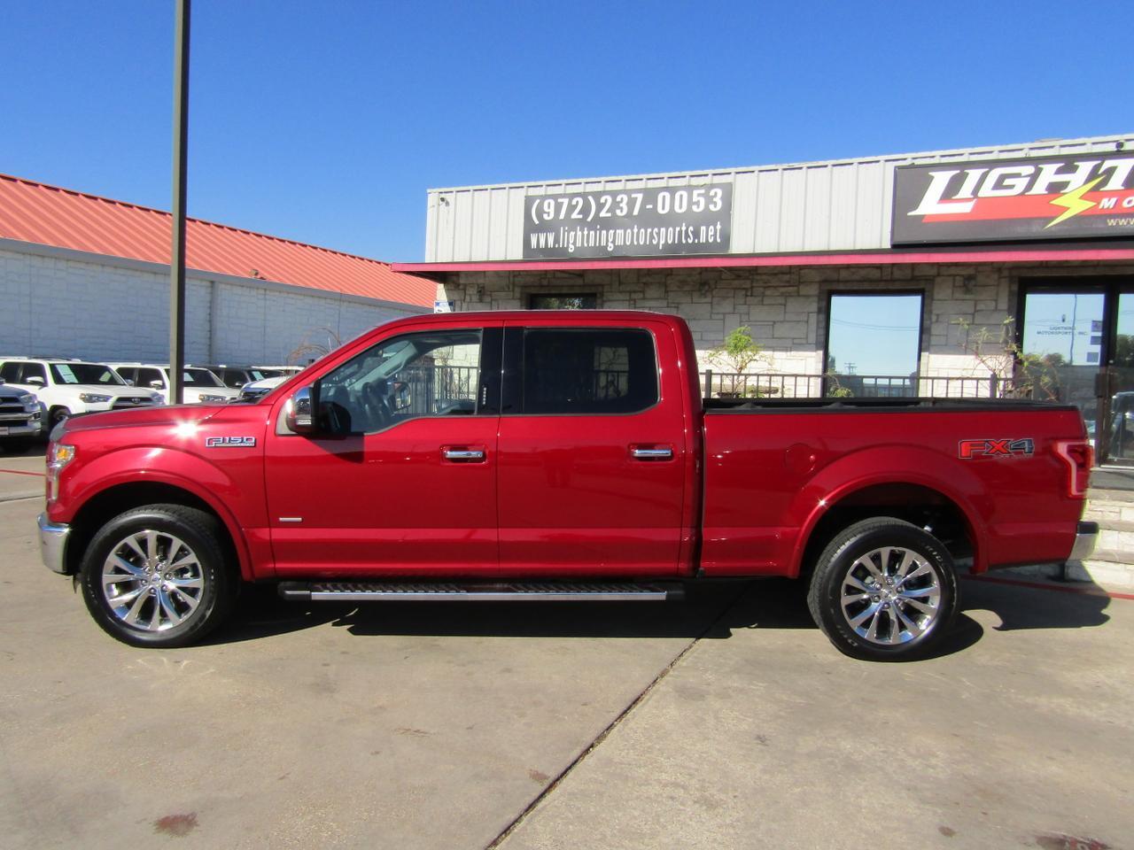 2016 Ford F-150 4WD SuperCrew 157 Lariat Grand Prairie TX