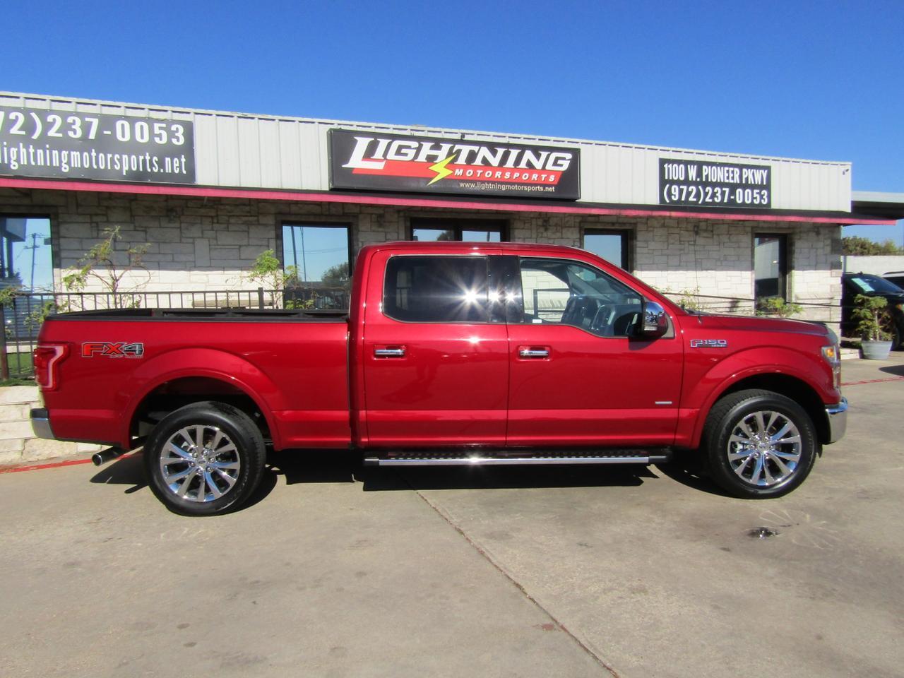 2016 Ford F-150 4WD SuperCrew 157 Lariat Grand Prairie TX