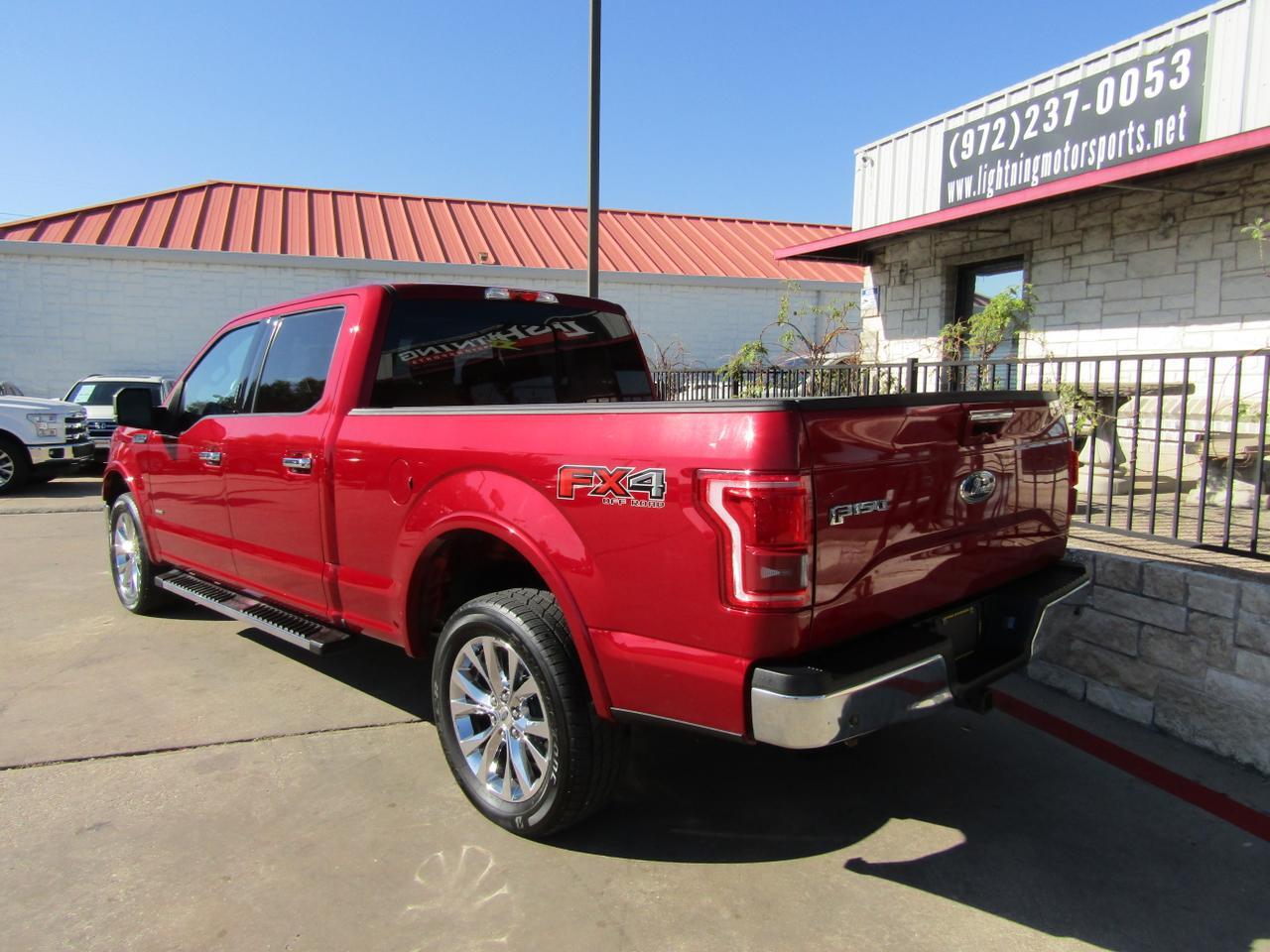 2016 Ford F-150 4WD SuperCrew 157 Lariat Grand Prairie TX