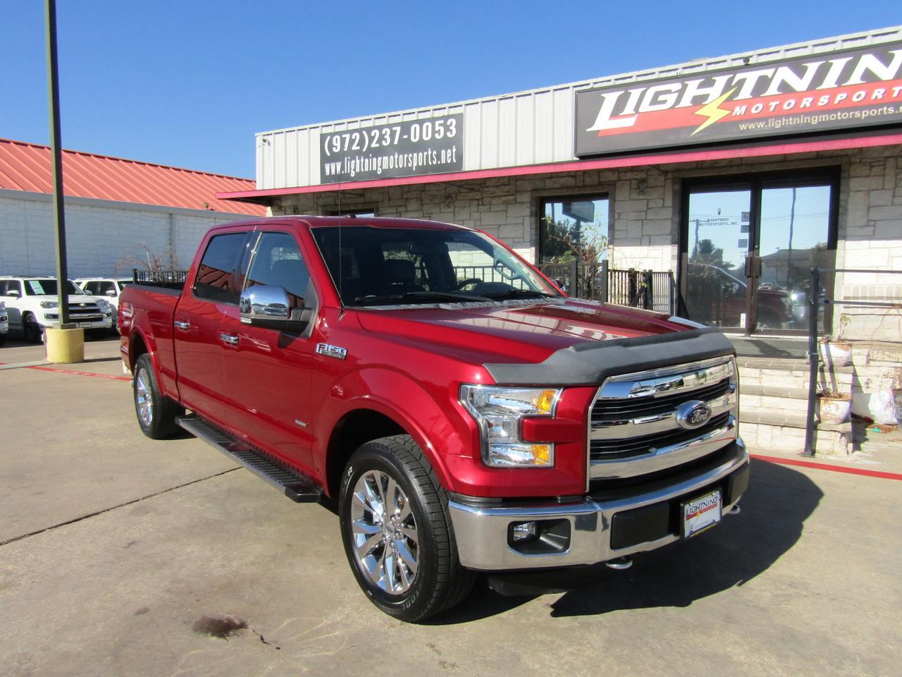 2016 Ford F-150 4WD SuperCrew 157 Lariat Grand Prairie TX