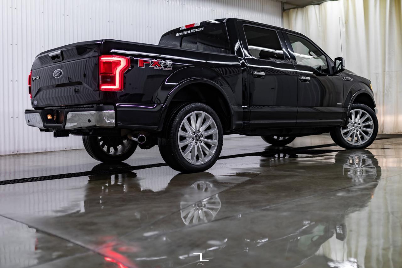 2016 Ford F-150 4x4 Super Crew Lariat FX4 Leather Roof Nav Red Deer AB