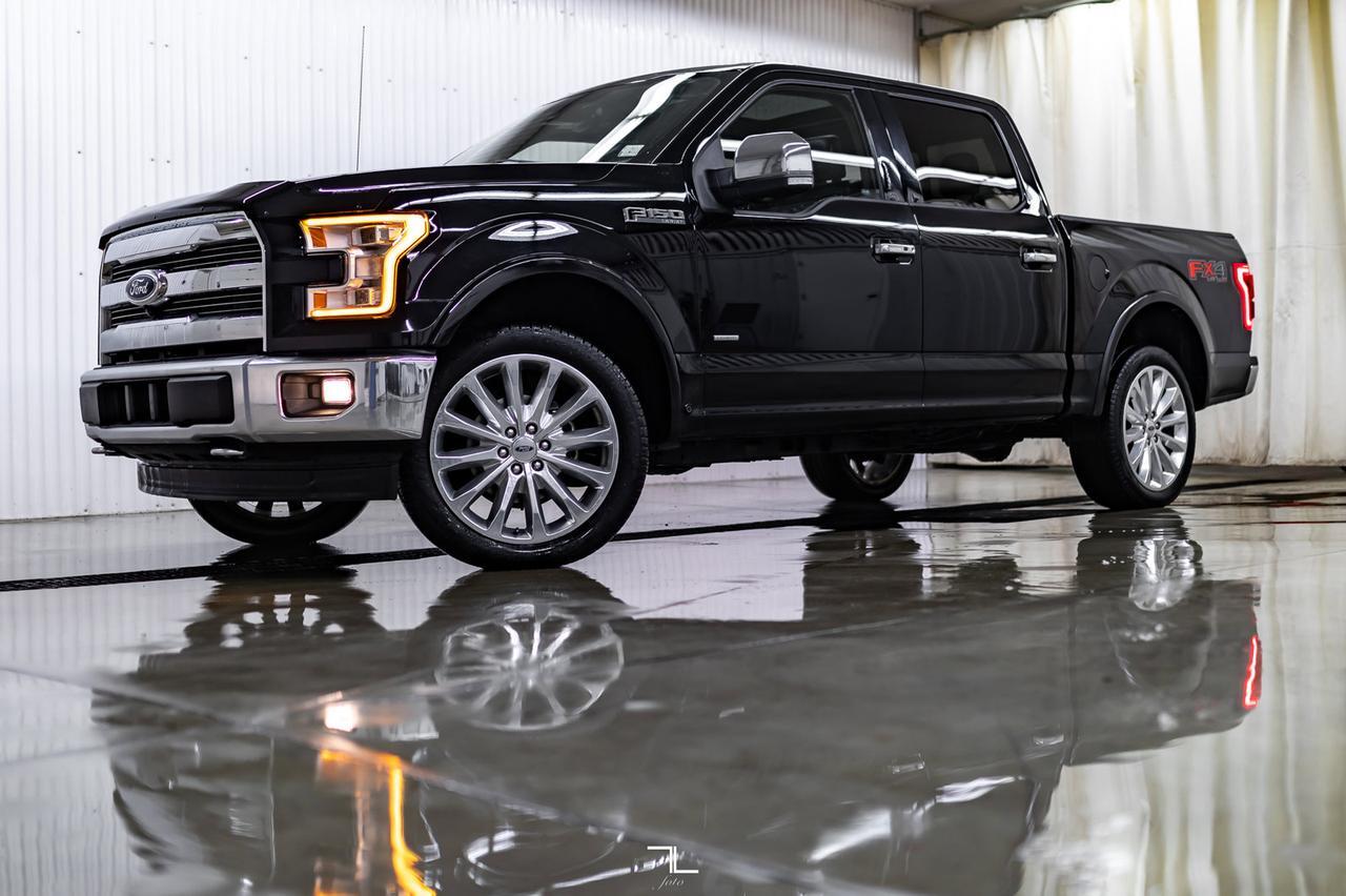 2016 Ford F-150 4x4 Super Crew Lariat FX4 Leather Roof Nav Red Deer AB