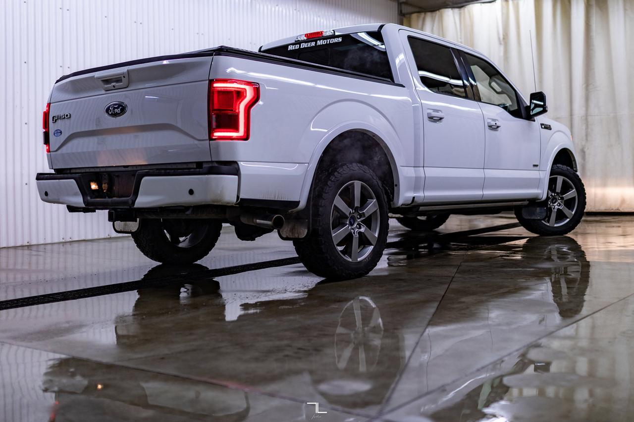 2016 Ford F-150 4x4 Super Crew Lariat Leather Roof Nav BCam Red Deer AB