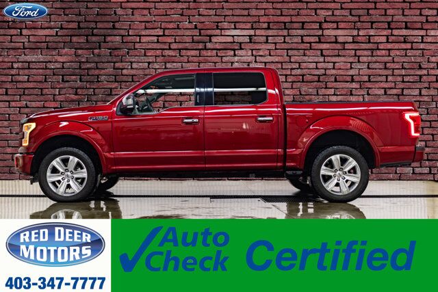 2016 Ford F-150 4x4 Super Crew Platinum Leather Roof Nav BCam