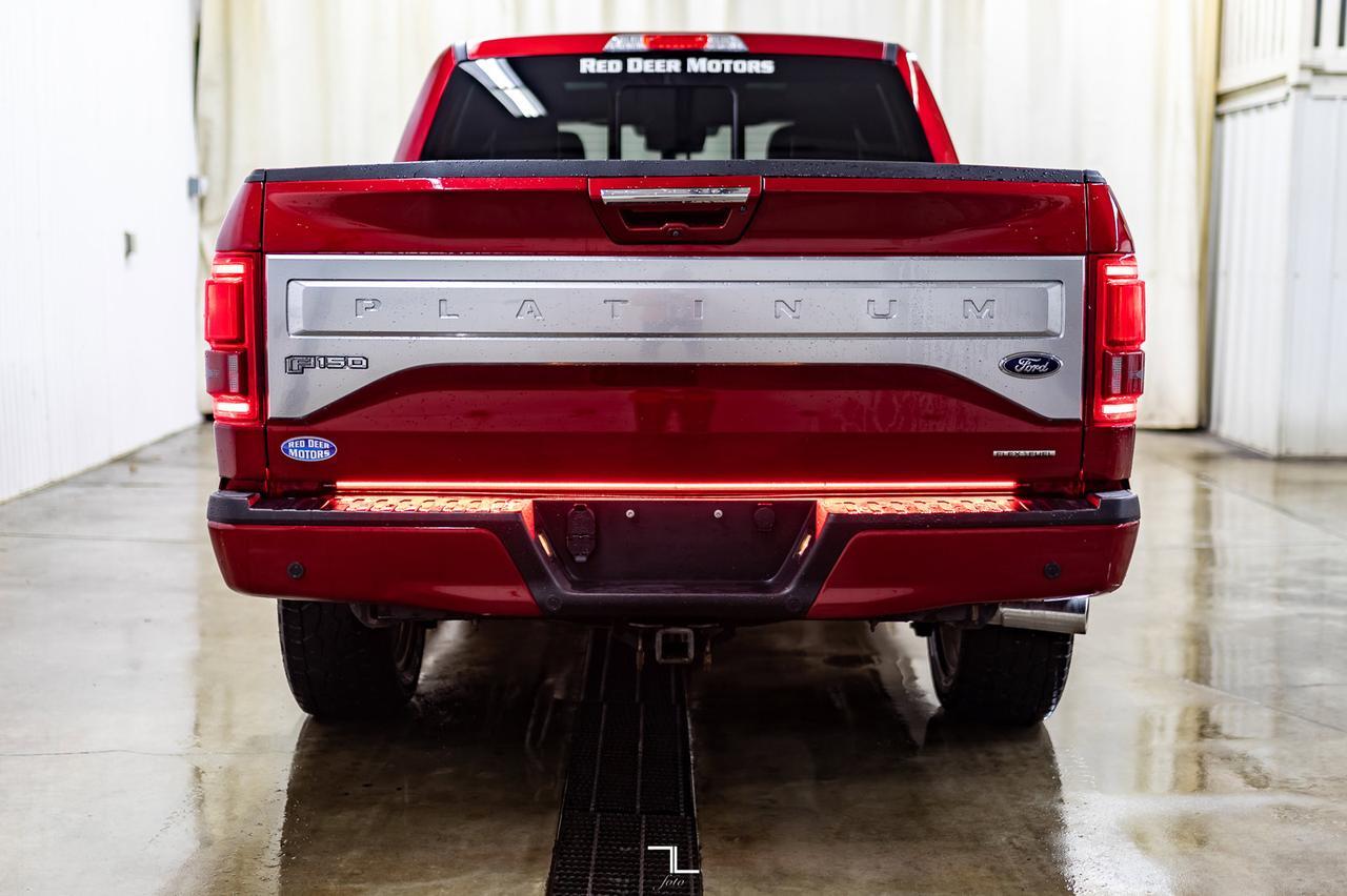 2016 Ford F-150 4x4 Super Crew Platinum Leather Roof Nav BCam Red Deer AB