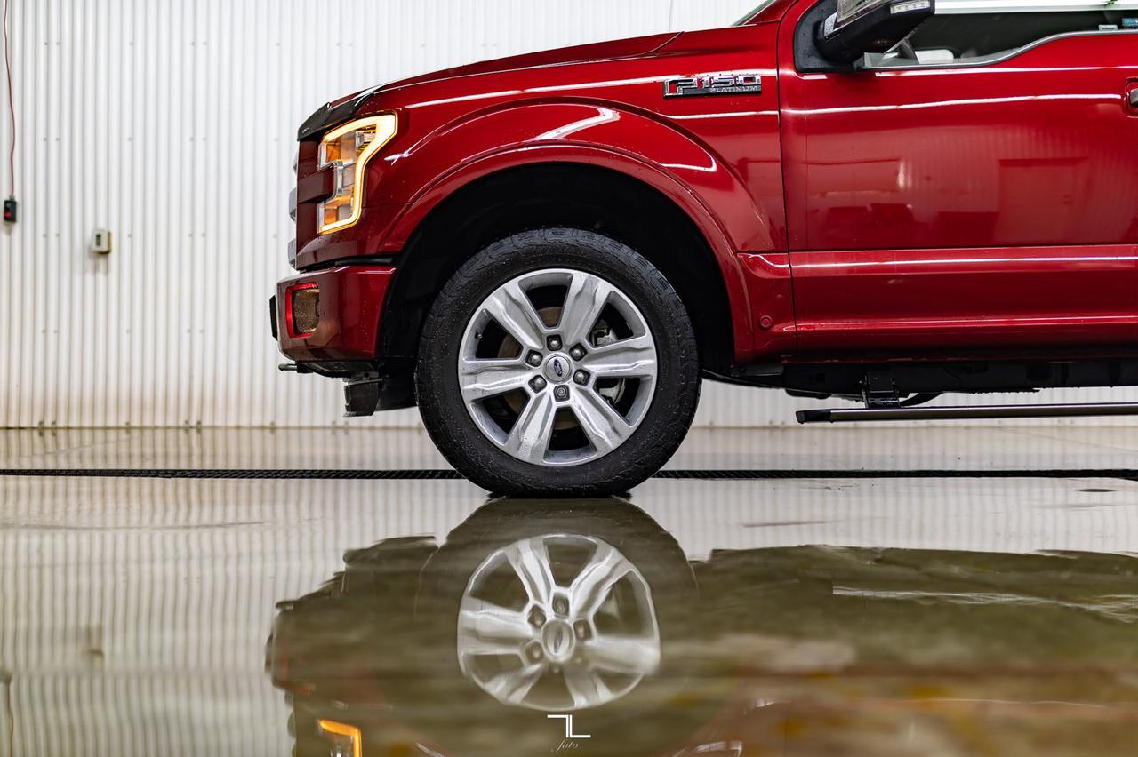 2016 Ford F-150 4x4 Super Crew Platinum Leather Roof Nav BCam Red Deer AB