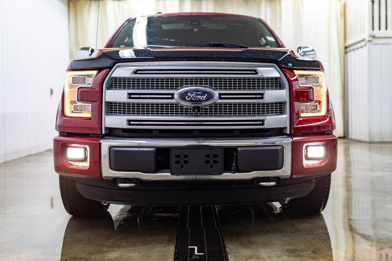 2016 Ford F-150 4x4 Super Crew Platinum Leather Roof Nav BCam Red Deer AB