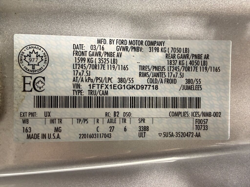 2016 Ford F-150 4x4 SuperCab XLT Minocqua WI