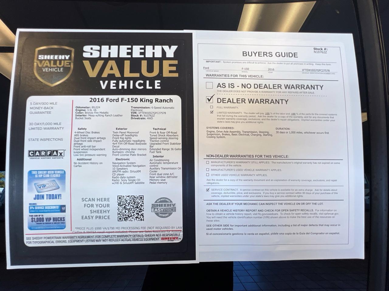 2016 Ford F-150 King Ranch Richmond VA