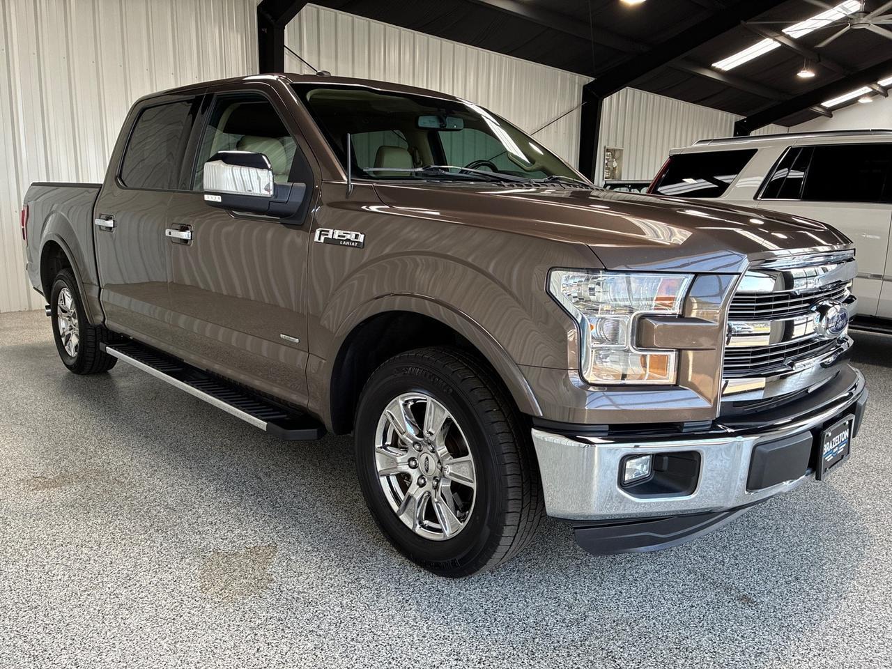 2016 Ford F-150 Lariat, 501A, Chrome Pkg, Nav, Locking Axle, ONLY 41k Miles Houston TX
