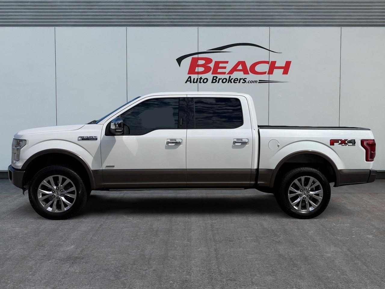 2016 Ford F-150 Lariat, HEATED/VENTILATED SEATS, MOONROOF, POWER RUNNING BOARDS, BED LINER, TOW PACKAGE, BACKUP CAMERA, POWER SLIDING REAR WINDOW, TOW HOOKS, POWER FOLDING MIRRORS, POWER MIRRORS, NAVIGATION, REMOTE START, LOW MILES! Norfolk VA