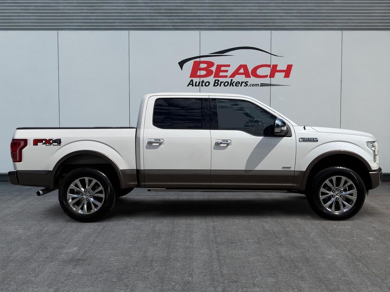 2016 Ford F-150 Lariat, HEATED/VENTILATED SEATS, MOONROOF, POWER RUNNING BOARDS, BED LINER, TOW PACKAGE, BACKUP CAMERA, POWER SLIDING REAR WINDOW, TOW HOOKS, POWER FOLDING MIRRORS, POWER MIRRORS, NAVIGATION, REMOTE START, LOW MILES! Norfolk VA