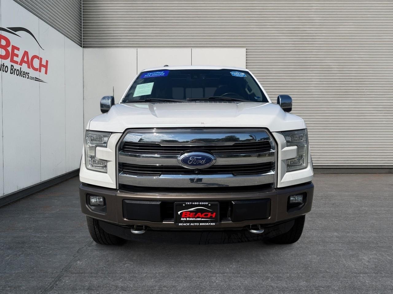 2016 Ford F-150 Lariat, HEATED/VENTILATED SEATS, MOONROOF, POWER RUNNING BOARDS, BED LINER, TOW PACKAGE, BACKUP CAMERA, POWER SLIDING REAR WINDOW, TOW HOOKS, POWER FOLDING MIRRORS, POWER MIRRORS, NAVIGATION, REMOTE START, LOW MILES! Norfolk VA