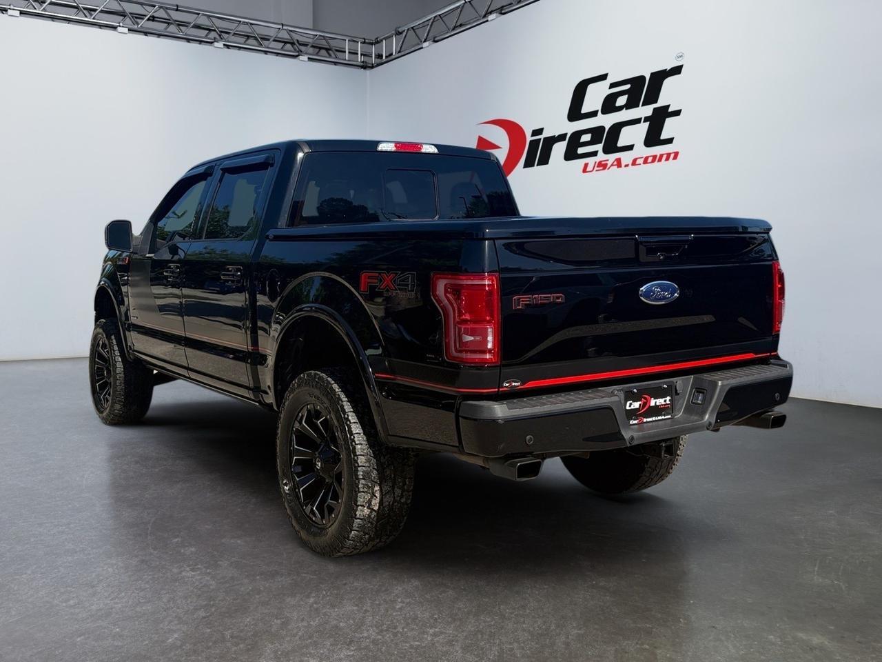 2016 Ford F-150 Lariat, POWER RUNNING BOARDS, LIFTED, TOW PACKAGE, 360 BACKUP CAMERA, PANORAMIC MOONROOF, BLIND SPOT ALERT, LANE KEEP ASSIST, FORWARD COLLISION WARNING, APPLE CARPLAY/ANDROID AUTO, HEATED & COOLING SEATS, CUSTOM FUEL WHEELS, LOW MILES, CLEAN CARFAX, Virginia Beach VA