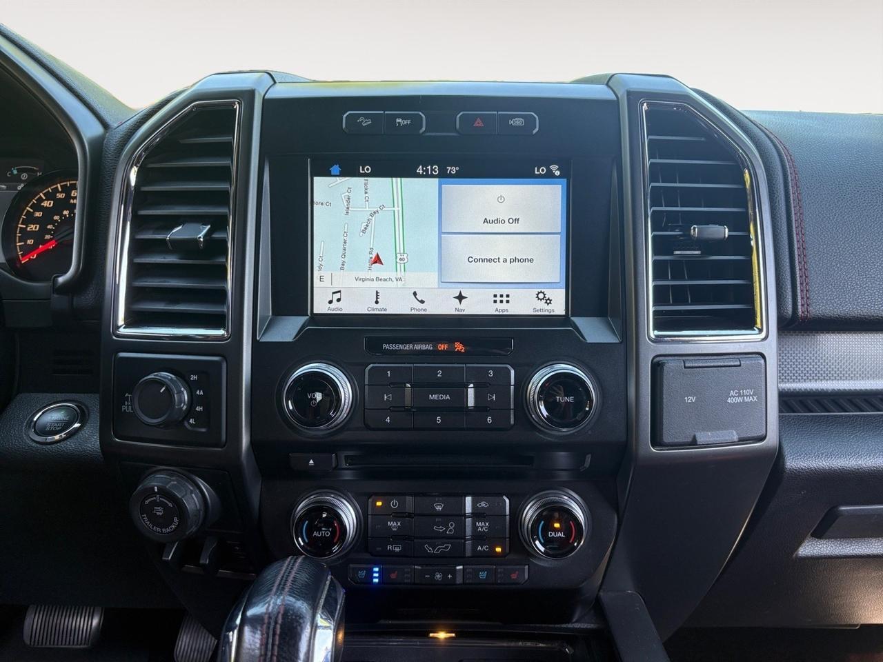 2016 Ford F-150 Lariat, POWER RUNNING BOARDS, LIFTED, TOW PACKAGE, 360 BACKUP CAMERA, PANORAMIC MOONROOF, BLIND SPOT ALERT, LANE KEEP ASSIST, FORWARD COLLISION WARNING, APPLE CARPLAY/ANDROID AUTO, HEATED & COOLING SEATS, CUSTOM FUEL WHEELS, LOW MILES, CLEAN CARFAX, Virginia Beach VA