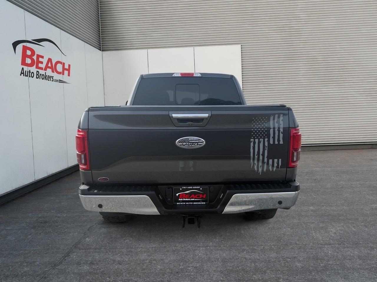 2016 Ford F-150 Lariat, POWER RUNNING BOARDS, TOW HOOKS, TOW PACKAGE, POWER SLIDING REAR WINDOW, MOONROOF, HEATED AND VENTILATED SEATS, HEATED REAR SEATS, BED RUG, POWER AND HEATED MIRRORS, BACKUP CAMERA, MOONROOF, LOW MILES! Norfolk VA