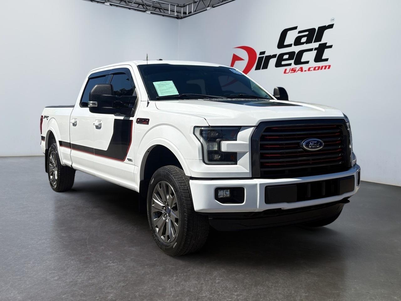 2016 Ford F-150 Lariat, TOW PACKAGE, BACKUP CAMERA, BLIND SPOT ALERT, PANORAMIC MOONROOF, HEATED & VENTILATED SEATS, NAVIGATION, POWER REAR SLIDING WINDOW, CLEAN CARFAX, LOW MILEAGE, COME TEST DRIVE THIS FORD TODAY! Virginia Beach VA