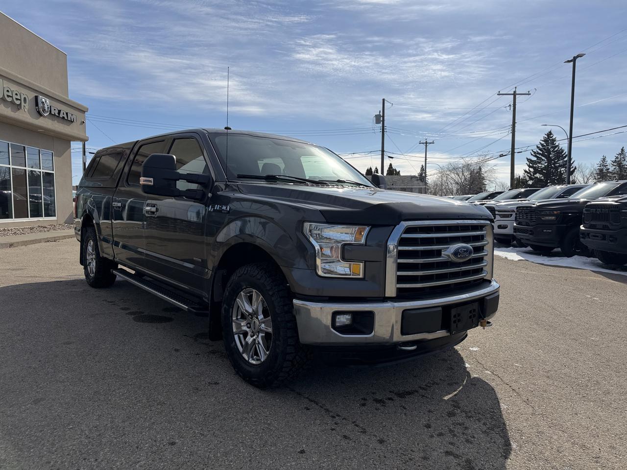 2016 Ford F-150 V6 EcoBoost Engine | 4WD | Gray | Keyless Entry | Towing Capability | Fog Lamps Redwater AB
