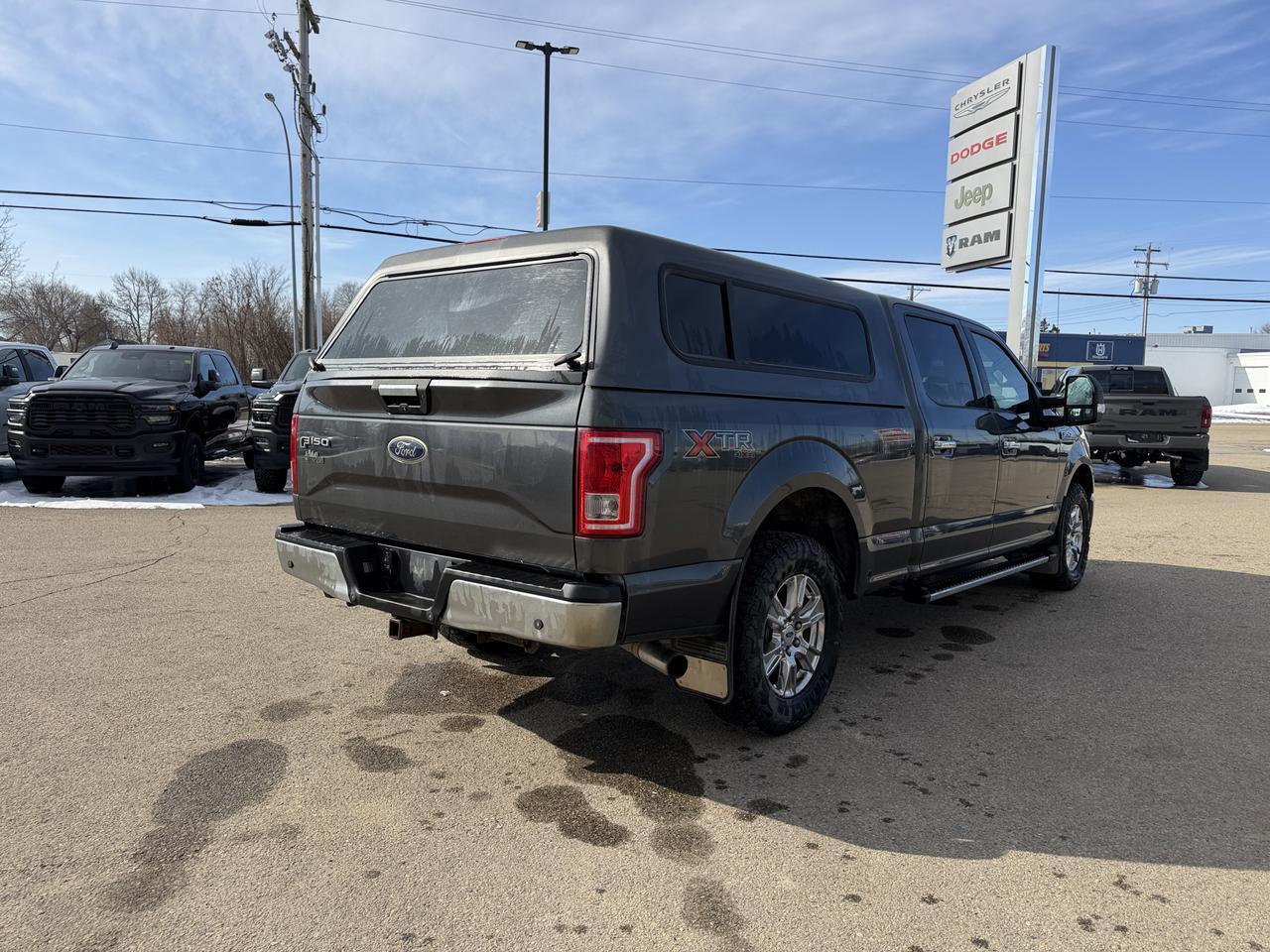 2016 Ford F-150 V6 EcoBoost Engine | 4WD | Gray | Keyless Entry | Towing Capability | Fog Lamps Redwater AB