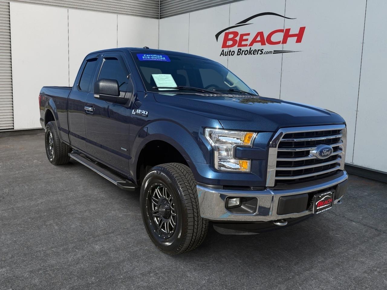 2016 Ford F-150 XLT, BACKUP CAMERA, BLUETOOTH, TOW PACKAGE, RUNNING BOARD, POWER MIRRORS, TOW HOOKS, BED LINER, ULTRA MOTORSPORTS WHEELS, COME AND TEST DRIVE THIS F-150TODAY!