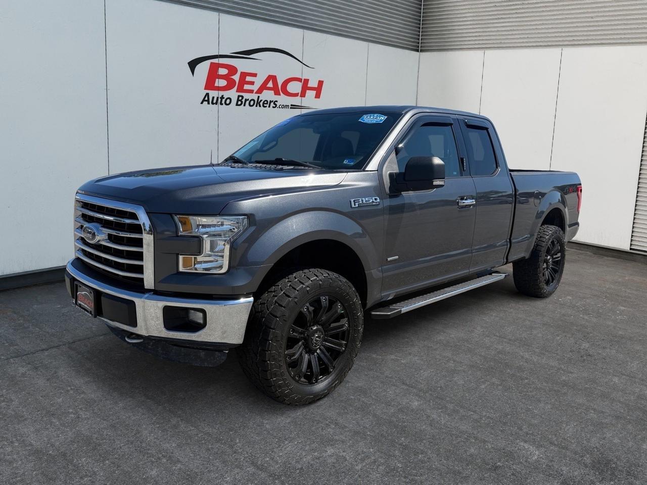2016 Ford F-150 XLT, BLUETOOTH, HEATED SEATS, TOW PACKAGE, BED LINER, POWER SLIDING REAR WINDOW, BACKUP CAMERA, POWER MIRRORS, CLEAN CARFAX!