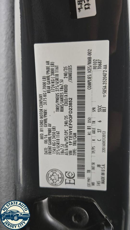 2016 Ford F-150 XLT Jersey City NJ