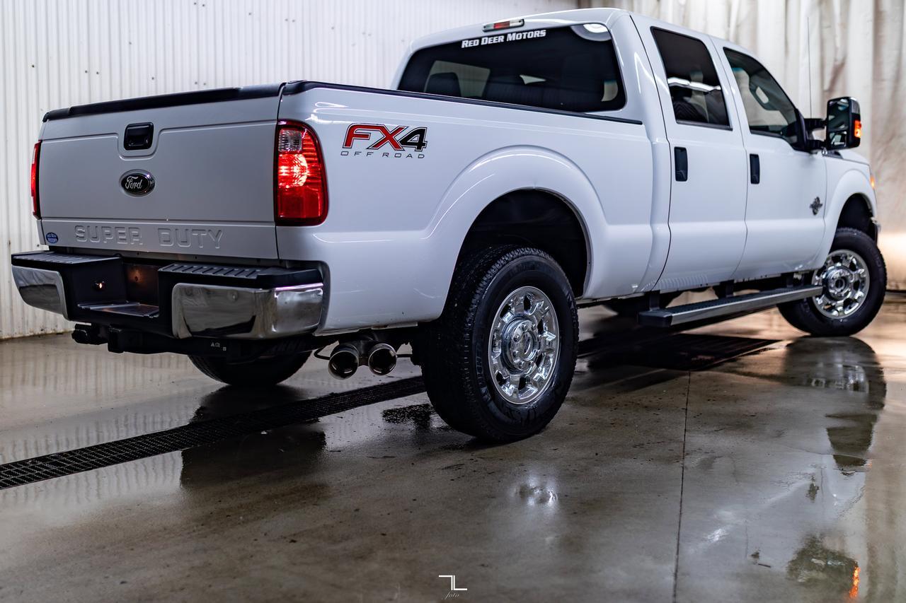 2016 Ford F-250 4x4 Crew Cab XLT Diesel Red Deer AB