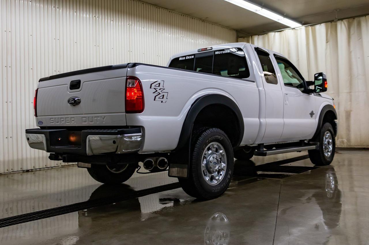 2016 Ford F-250 4x4 Super Cab Lariat Diesel Leather Nav BCam Red Deer AB