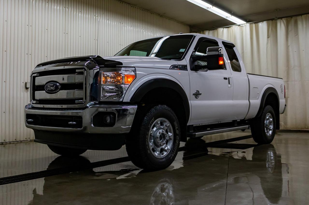 2016 Ford F-250 4x4 Super Cab Lariat Diesel Leather Nav BCam Red Deer AB