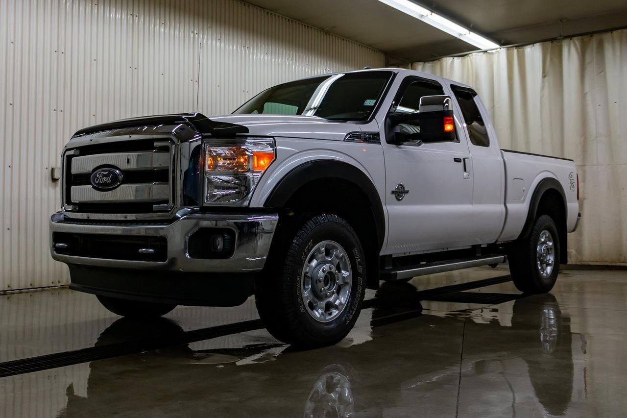 2016 Ford F-250 4x4 Super Cab Lariat Diesel Leather Nav BCam Red Deer AB