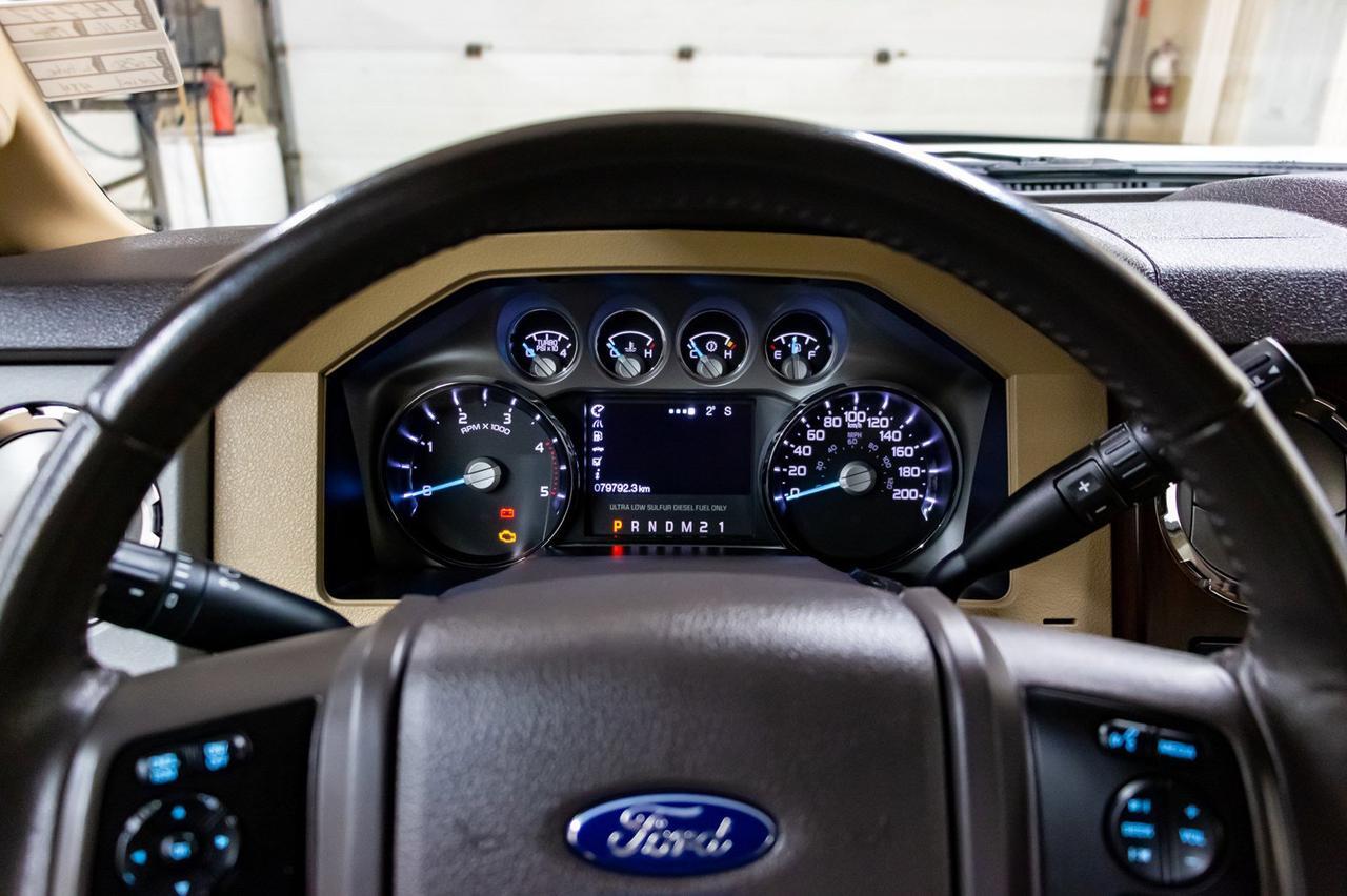 2016 Ford F-250 4x4 Super Cab Lariat Diesel Leather Nav BCam Red Deer AB