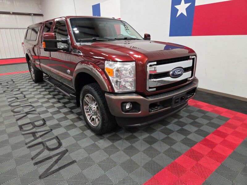 2016 Ford F-250 King Ranch Long Bed 4wd 6.7L Diesel GPS Camera Sunroof Camper Shell FREE WARRANTY Arlington TX