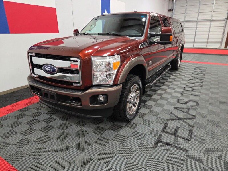 2016 Ford F-250 King Ranch Long Bed 4wd 6.7L Diesel GPS Camera Sunroof Camper Shell FREE WARRANTY Arlington TX