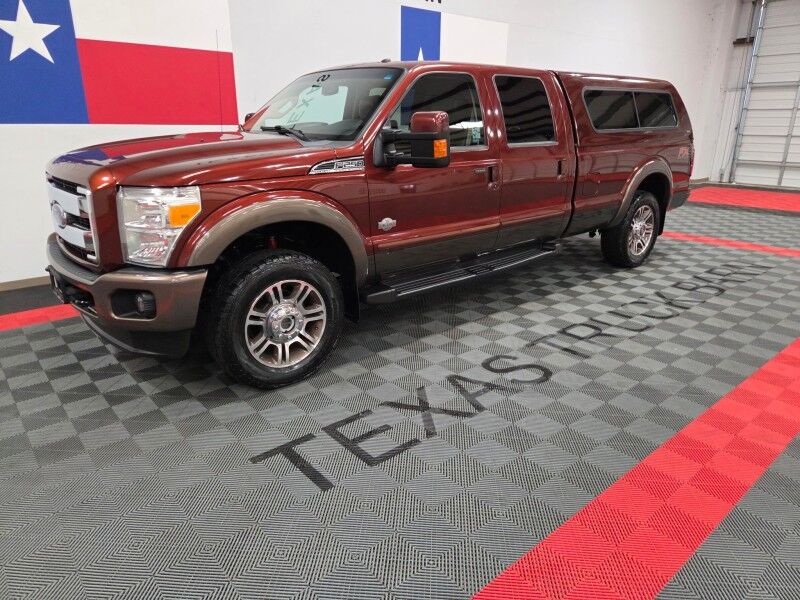 2016 Ford F-250 King Ranch Long Bed 4wd 6.7L Diesel GPS Camera Sunroof Camper Shell FREE WARRANTY Arlington TX