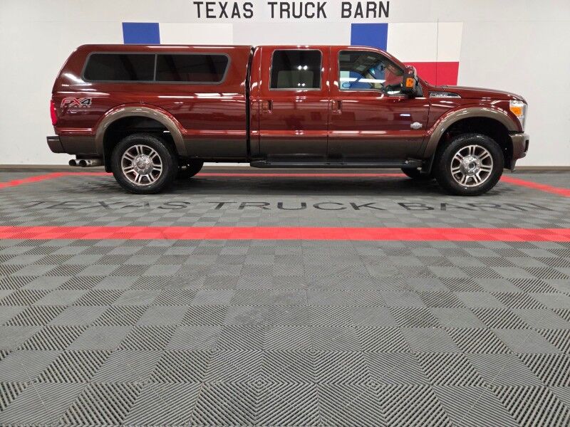 2016 Ford F-250 King Ranch Long Bed 4wd 6.7L Diesel GPS Camera Sunroof Camper Shell FREE WARRANTY Arlington TX