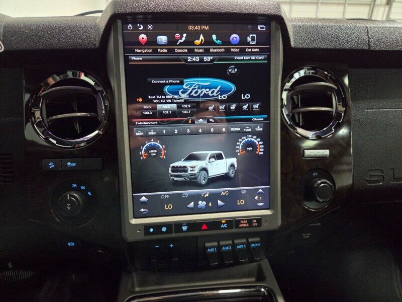 2016 Ford F-250 Platinum BDS Lift Fox Shocks 12in Touch Screen 6.7L Diesel GPS Camera FREE WARRANTY Arlington TX