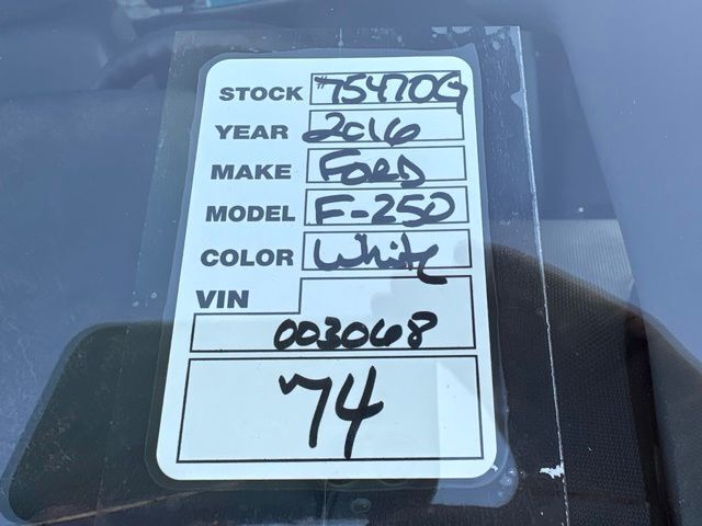 2016 Ford F-250SD XL Jacksonville FL