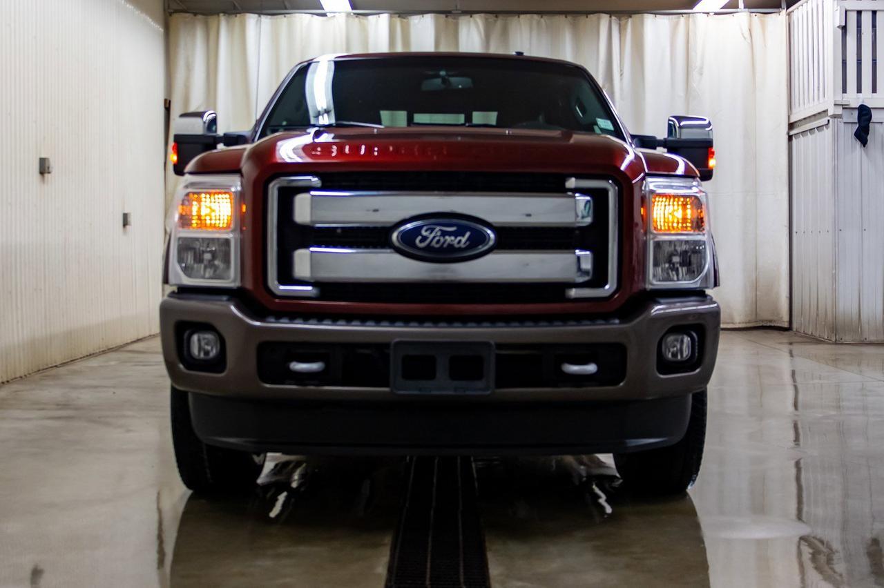 2016 Ford F-350 4x4 Crew Cab King Ranch Diesel Leather Nav BCam Red Deer AB