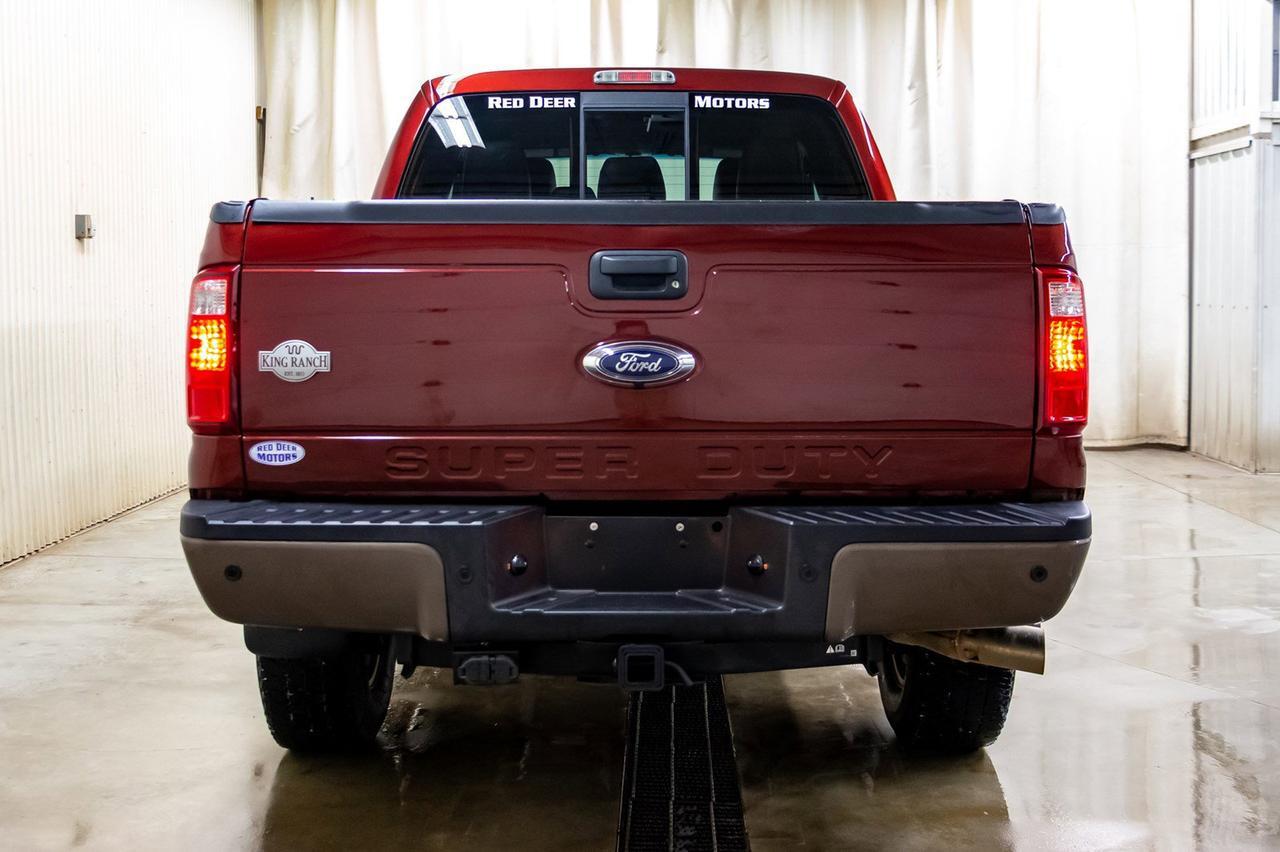 2016 Ford F-350 4x4 Crew Cab King Ranch Diesel Leather Nav BCam Red Deer AB