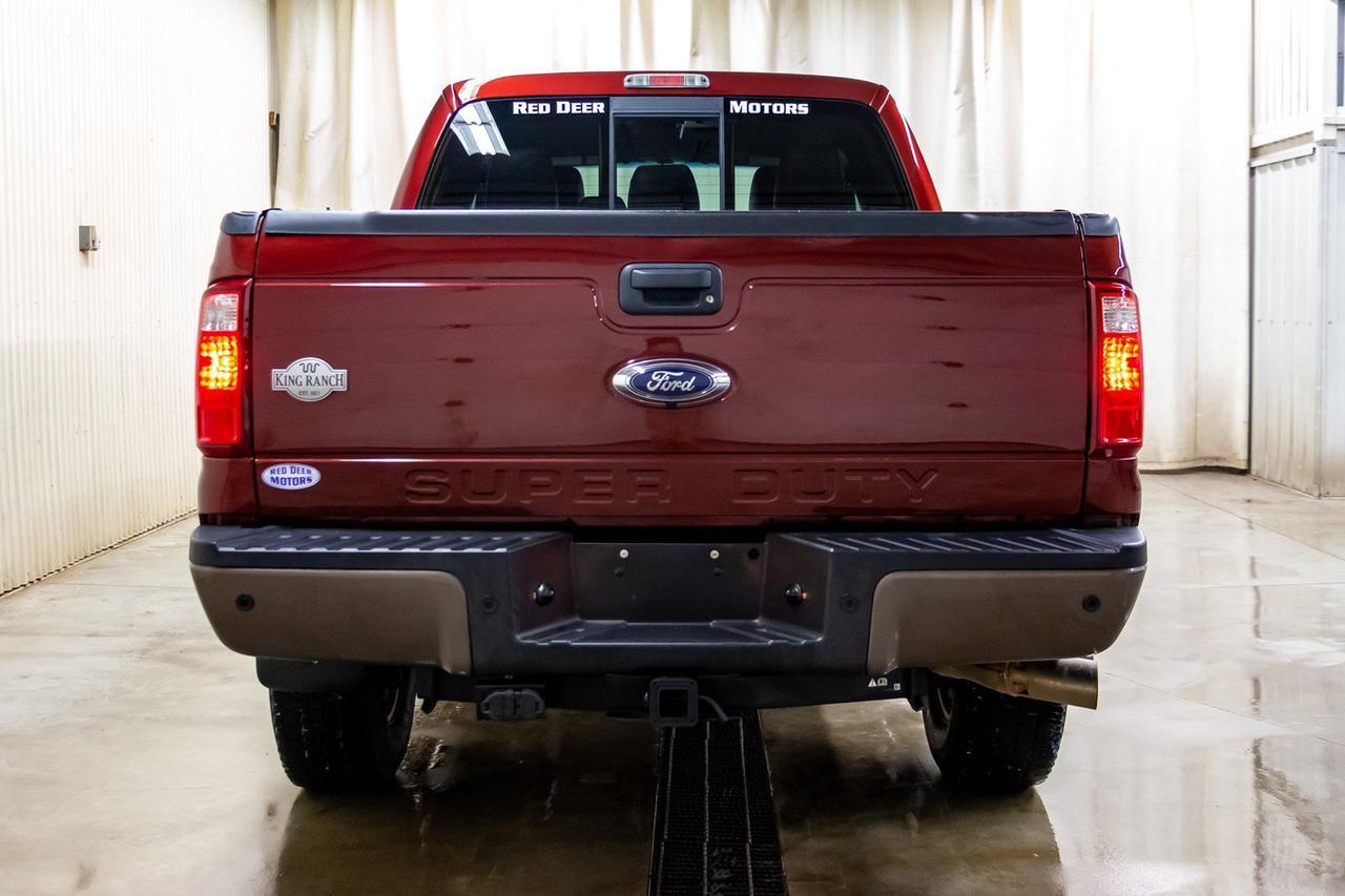 2016 Ford F-350 4x4 Crew Cab King Ranch Diesel Leather Nav BCam Red Deer AB